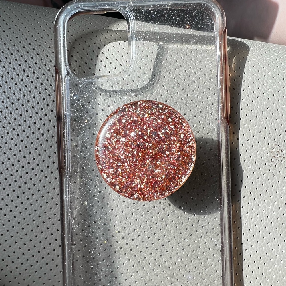 Otterbox IPhone 12 Pro Max case with Popsocket. Sanitized, barely used